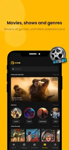 pikashow-home-screen download Movies and shows